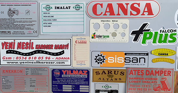 Etiket - Serigrafi & Tampon Bask�